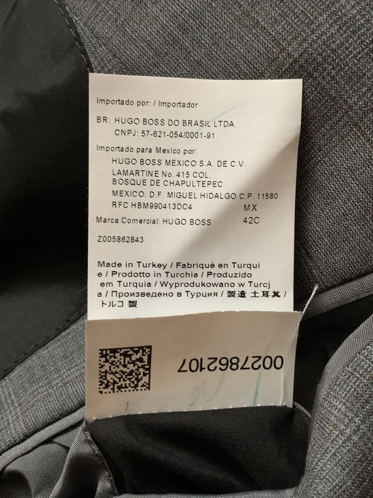 Designer × Hugo Boss Hugo boss 42E casual suit blazer jacket + pants trousers Size 42R - 15 Thumbnail