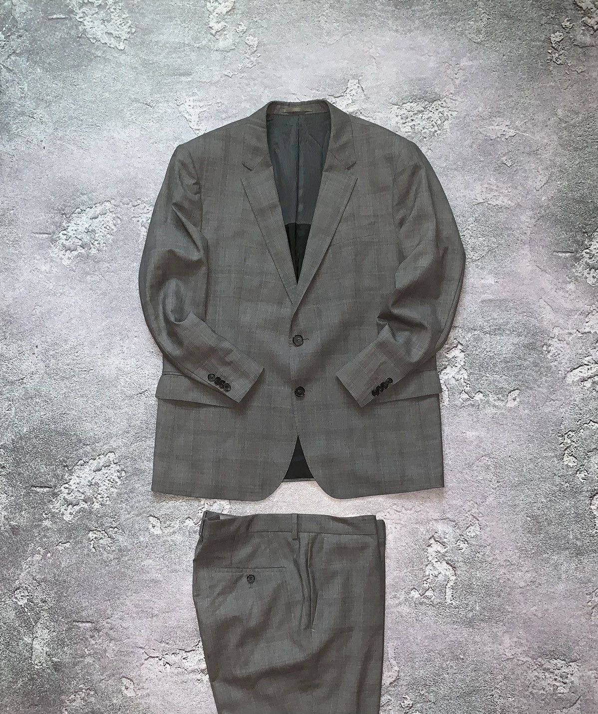 Designer × Hugo Boss Hugo boss 42E casual suit blazer jacket + pants trousers Size 42R - 3 Thumbnail