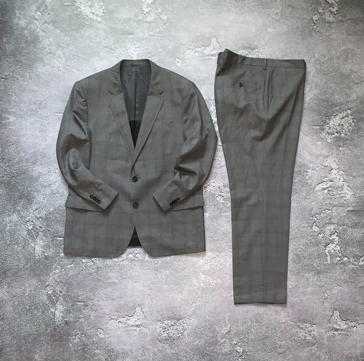 Designer × Hugo Boss Hugo boss 42E casual suit blazer jacket + pants trousers Size 42R - 6 Thumbnail