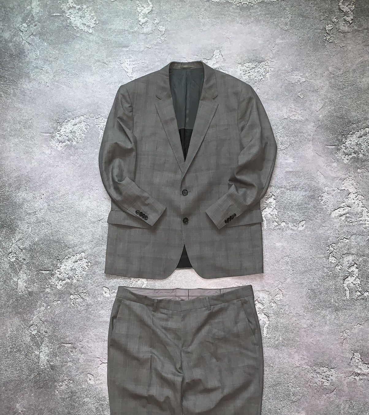 Designer × Hugo Boss Hugo boss 42E casual suit blazer jacket + pants trousers Size 42R - 2 Thumbnail