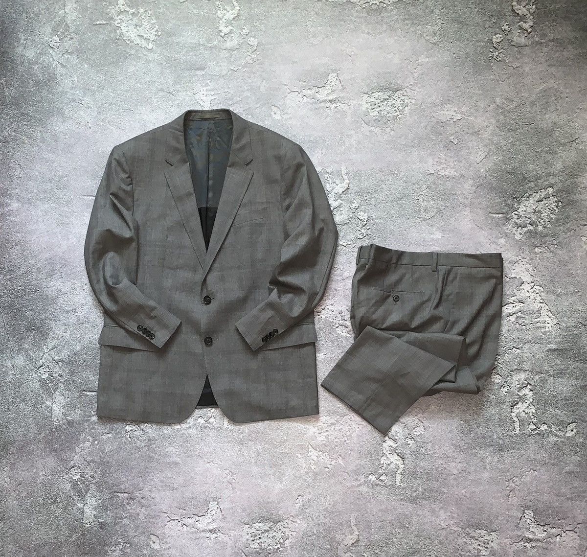 Designer × Hugo Boss Hugo boss 42E casual suit blazer jacket + pants trousers Size 42R - 4 Thumbnail