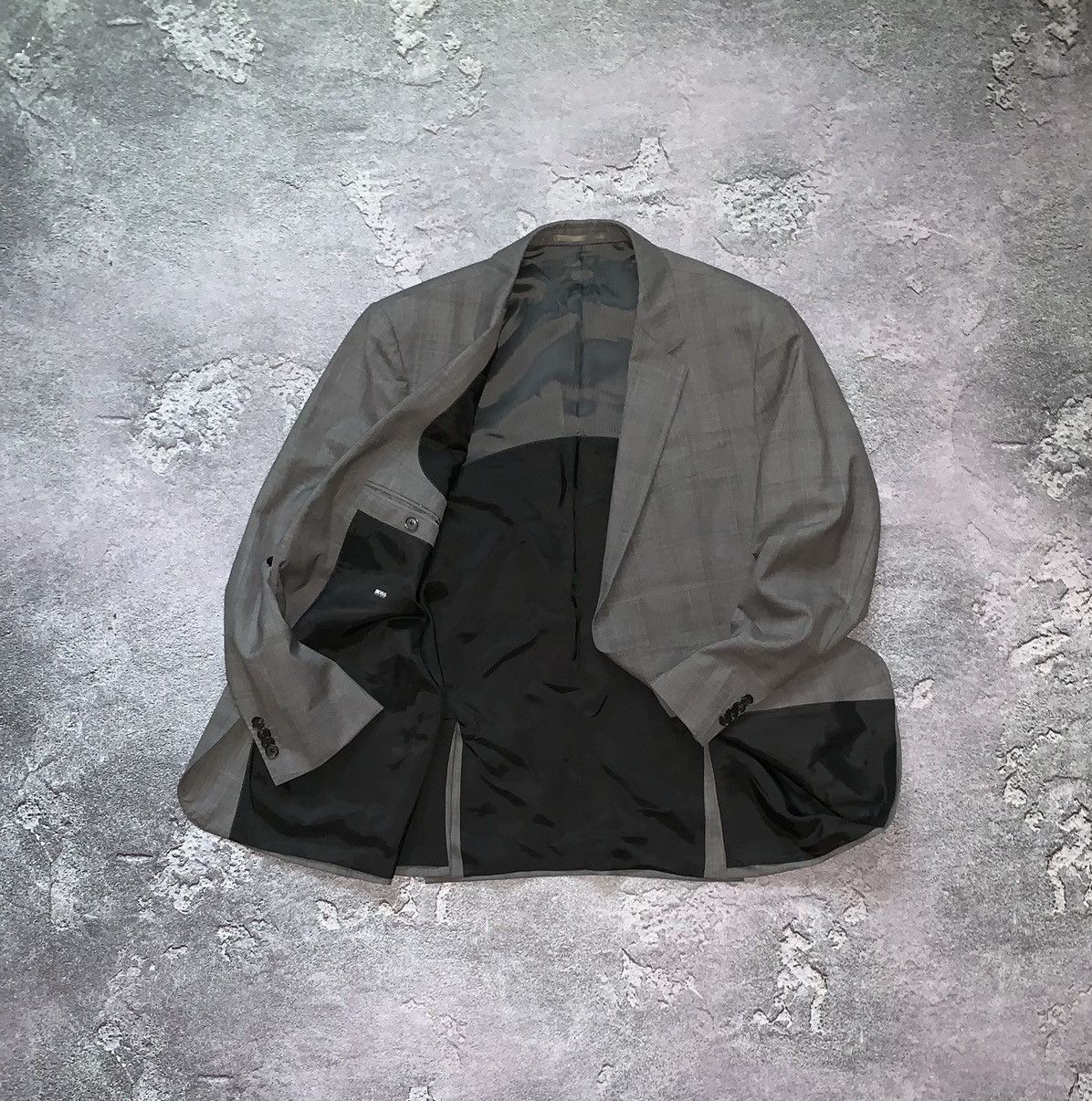 Designer × Hugo Boss Hugo boss 42E casual suit blazer jacket + pants trousers Size 42R - 11 Thumbnail