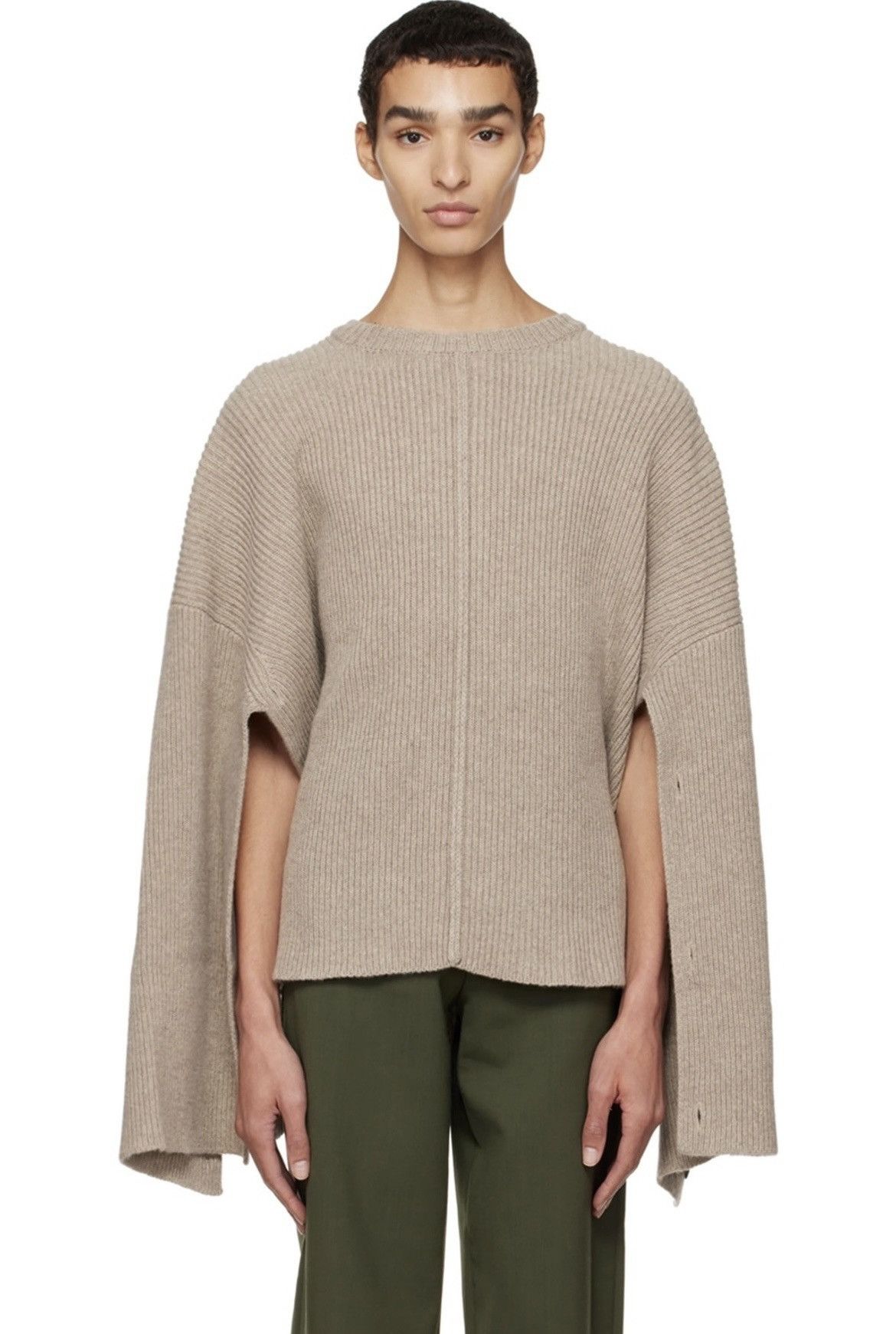 Peter Do PETER DO - CREW NECK CAPE SWEATER - FW22 Size S / US 4 / IT 40 - 11 Thumbnail