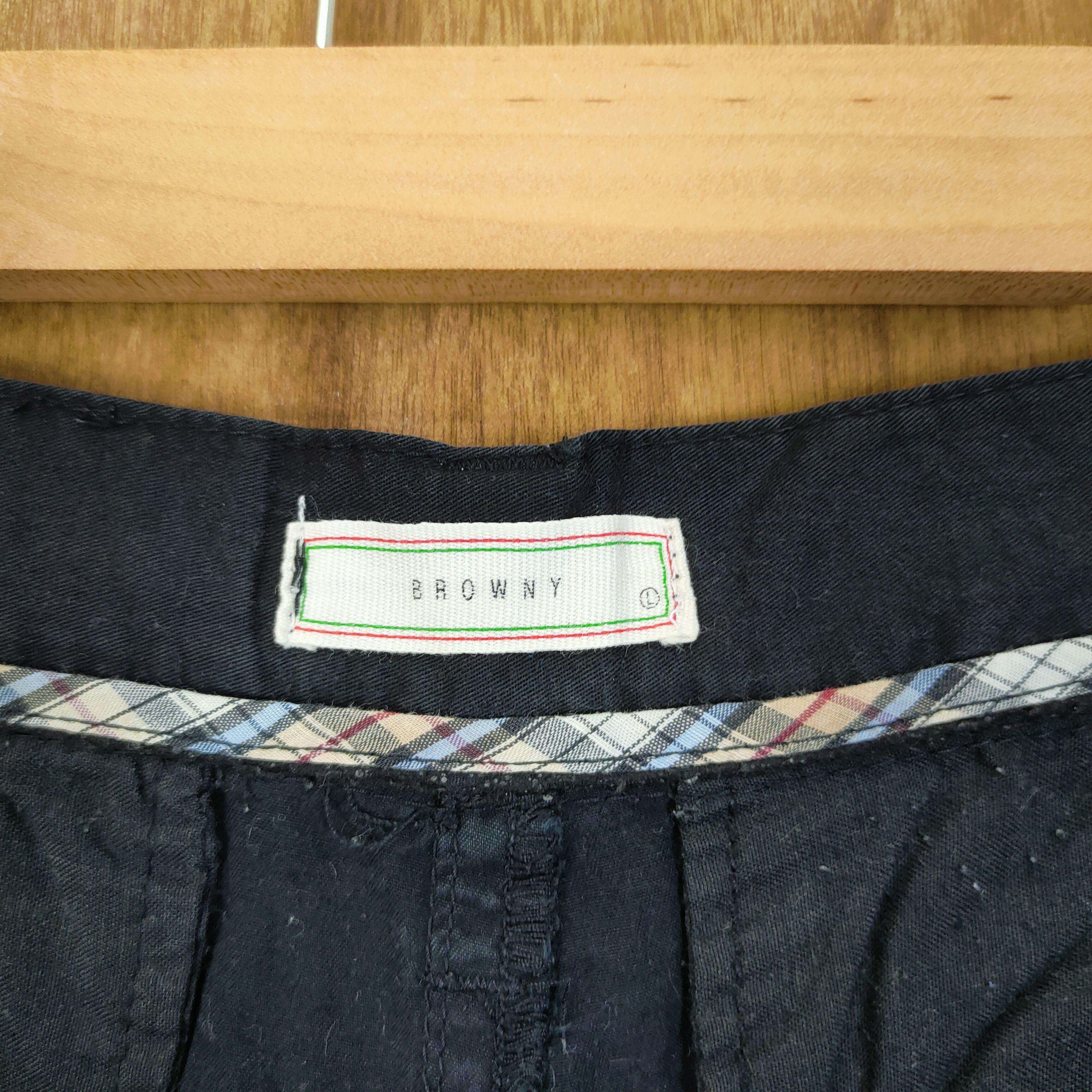 Japanese Brand BROWNY BLACK CARGO PANTS MULTIPOCKET Size US 32 / EU 48 - 13 Thumbnail