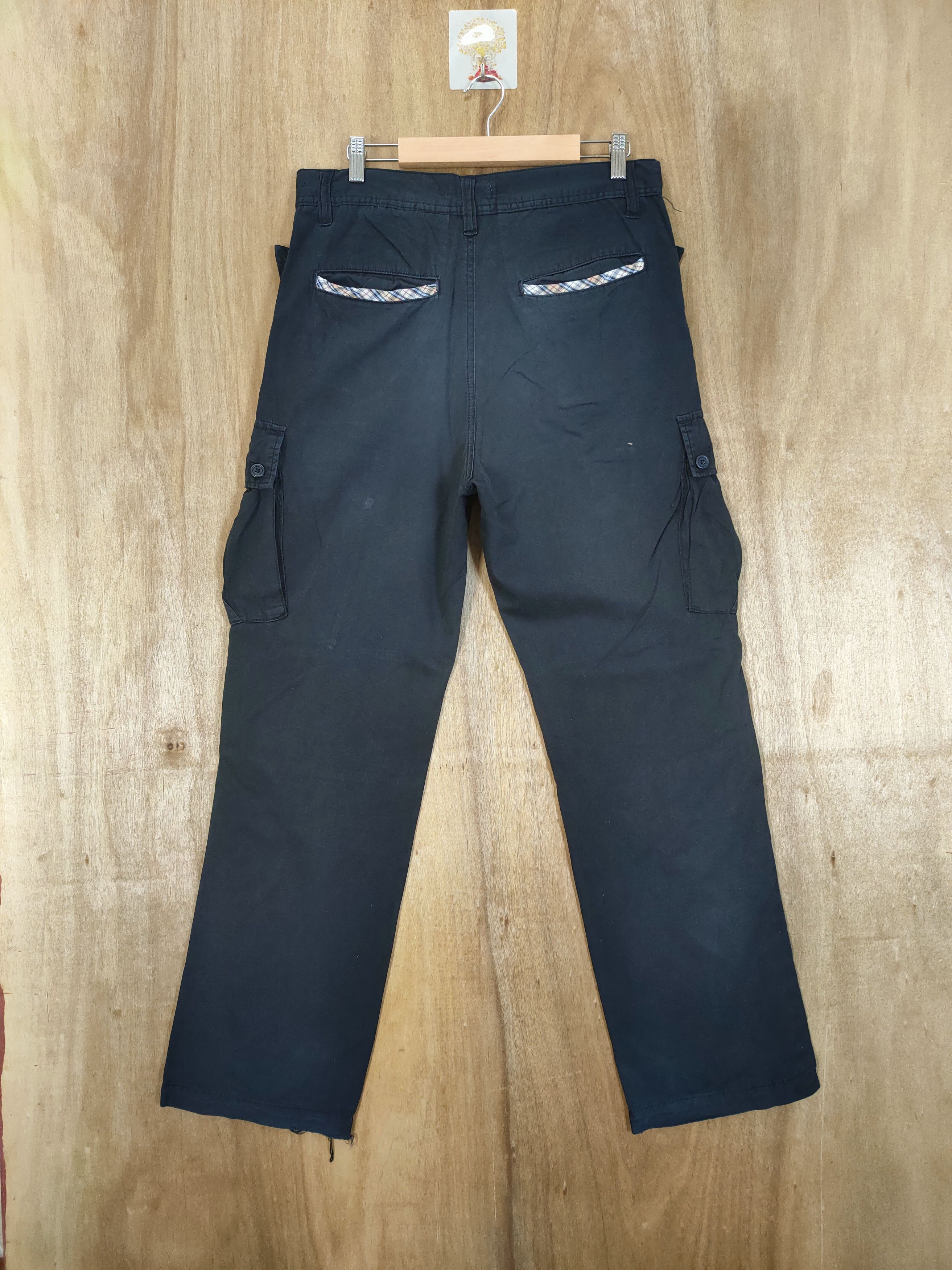 Japanese Brand BROWNY BLACK CARGO PANTS MULTIPOCKET Size US 32 / EU 48 - 5 Thumbnail
