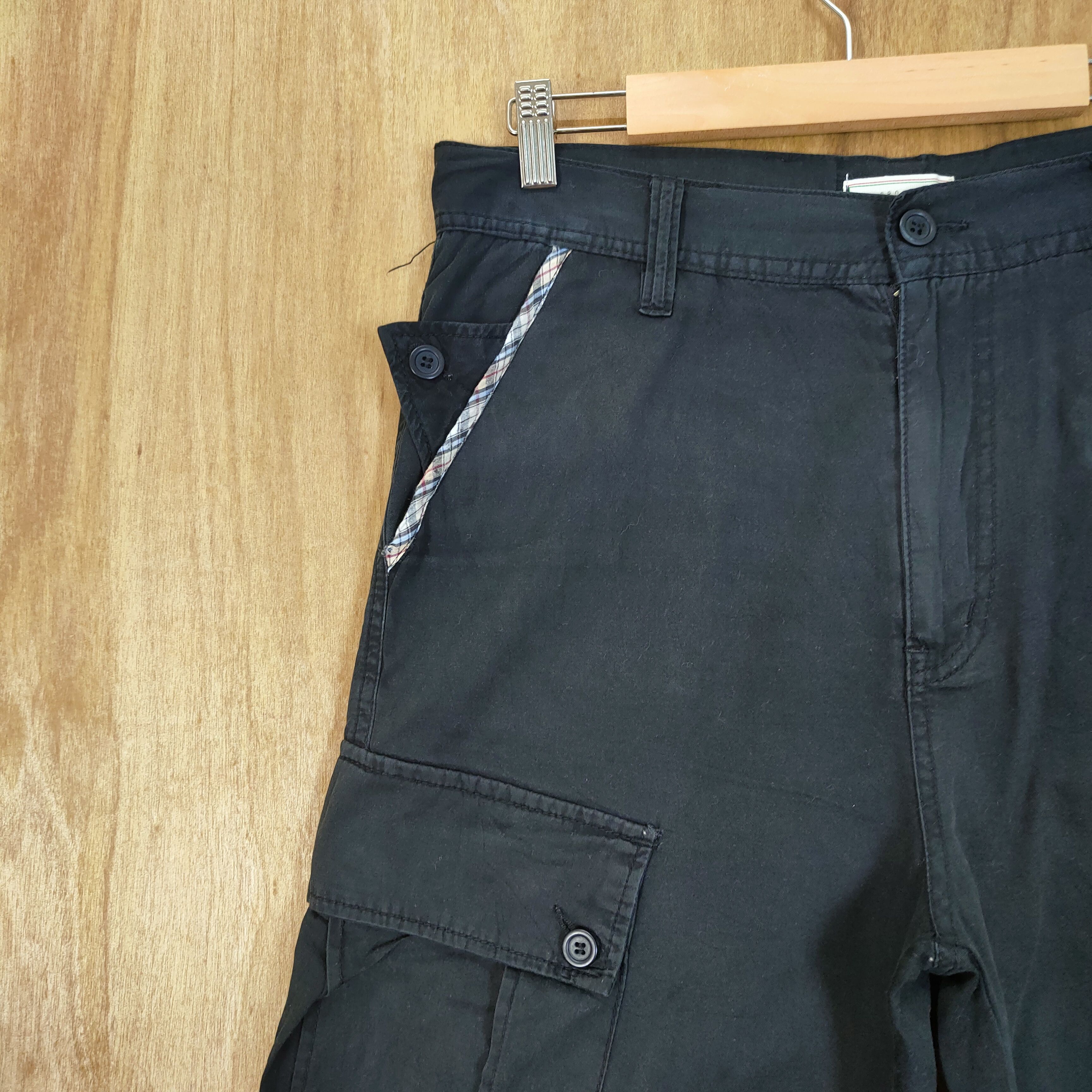Japanese Brand BROWNY BLACK CARGO PANTS MULTIPOCKET Size US 32 / EU 48 - 8 Thumbnail