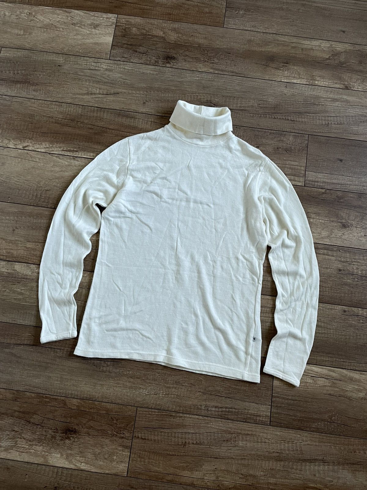 NN07 NN07 Nationality Cream Wool Slim Turtleneck Sweater Jumper Size US L / EU 52-54 / 3 - 2 Thumbnail