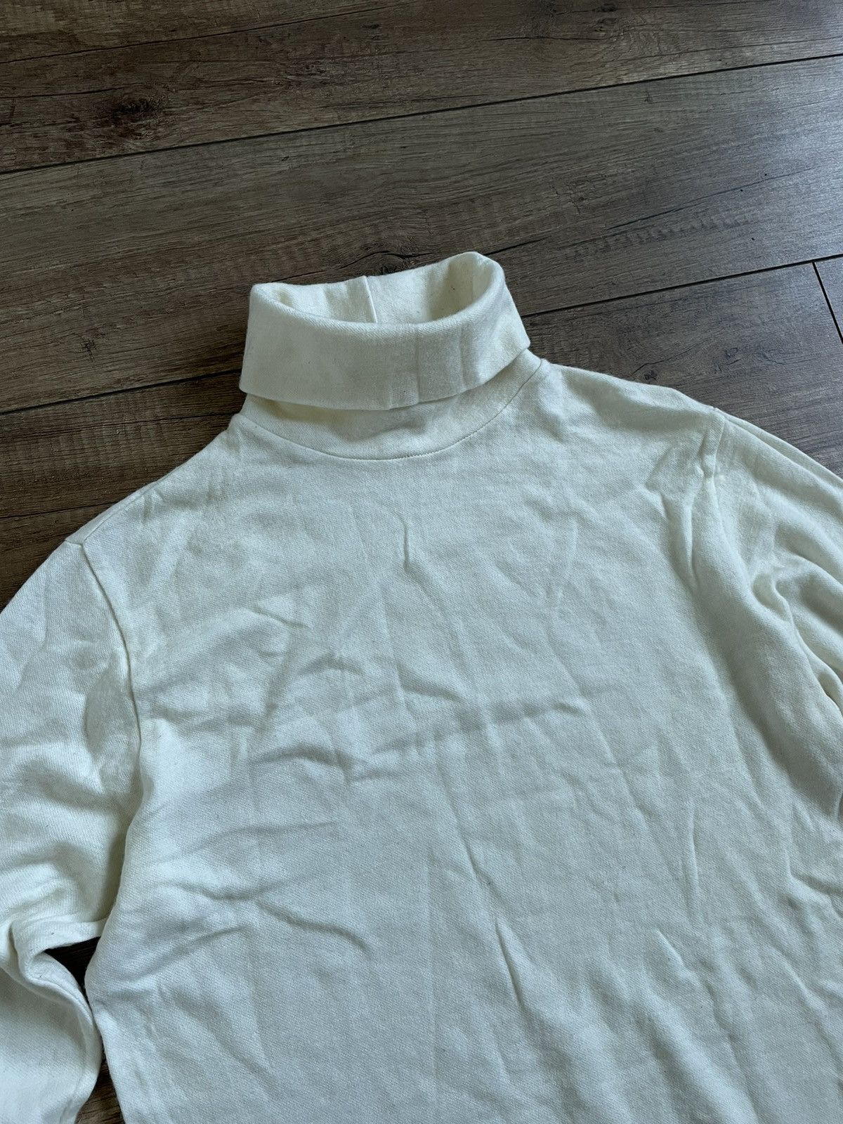 NN07 NN07 Nationality Cream Wool Slim Turtleneck Sweater Jumper Size US L / EU 52-54 / 3 - 3 Thumbnail