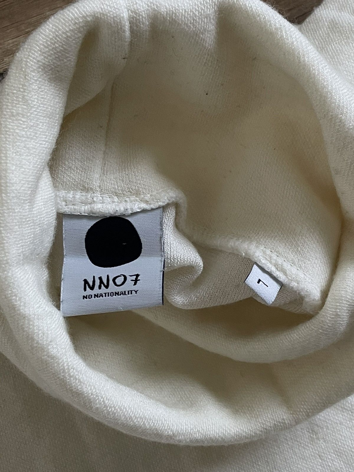 NN07 NN07 Nationality Cream Wool Slim Turtleneck Sweater Jumper Size US L / EU 52-54 / 3 - 6 Thumbnail