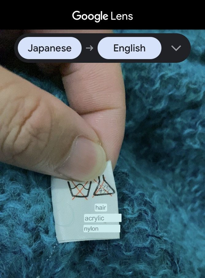 Japanese Brand × Vintage × Yoshiyuki Konishi 80s Mesh checked knit Size US M / EU 48-50 / 2 - 10 Thumbnail