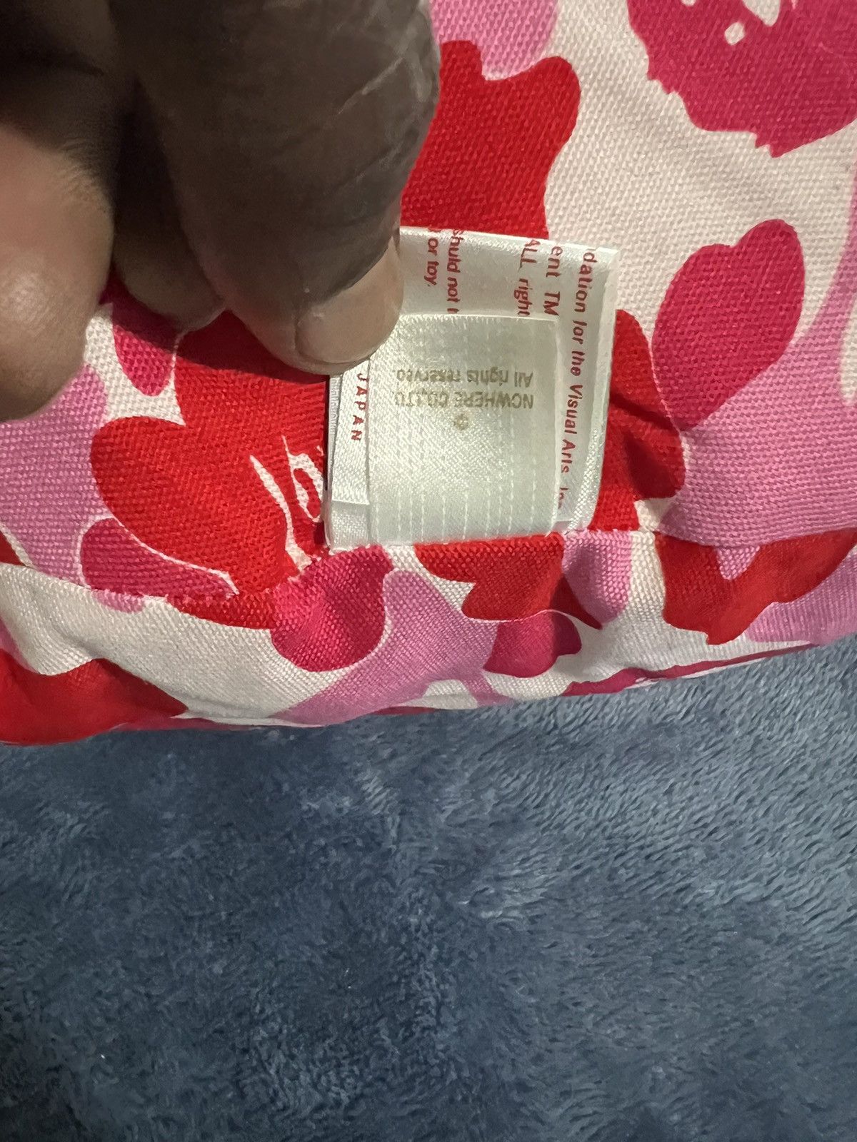 Andy Warhol × Bape Banana cushion pink camo sz M Size ONE SIZE - 8 Thumbnail