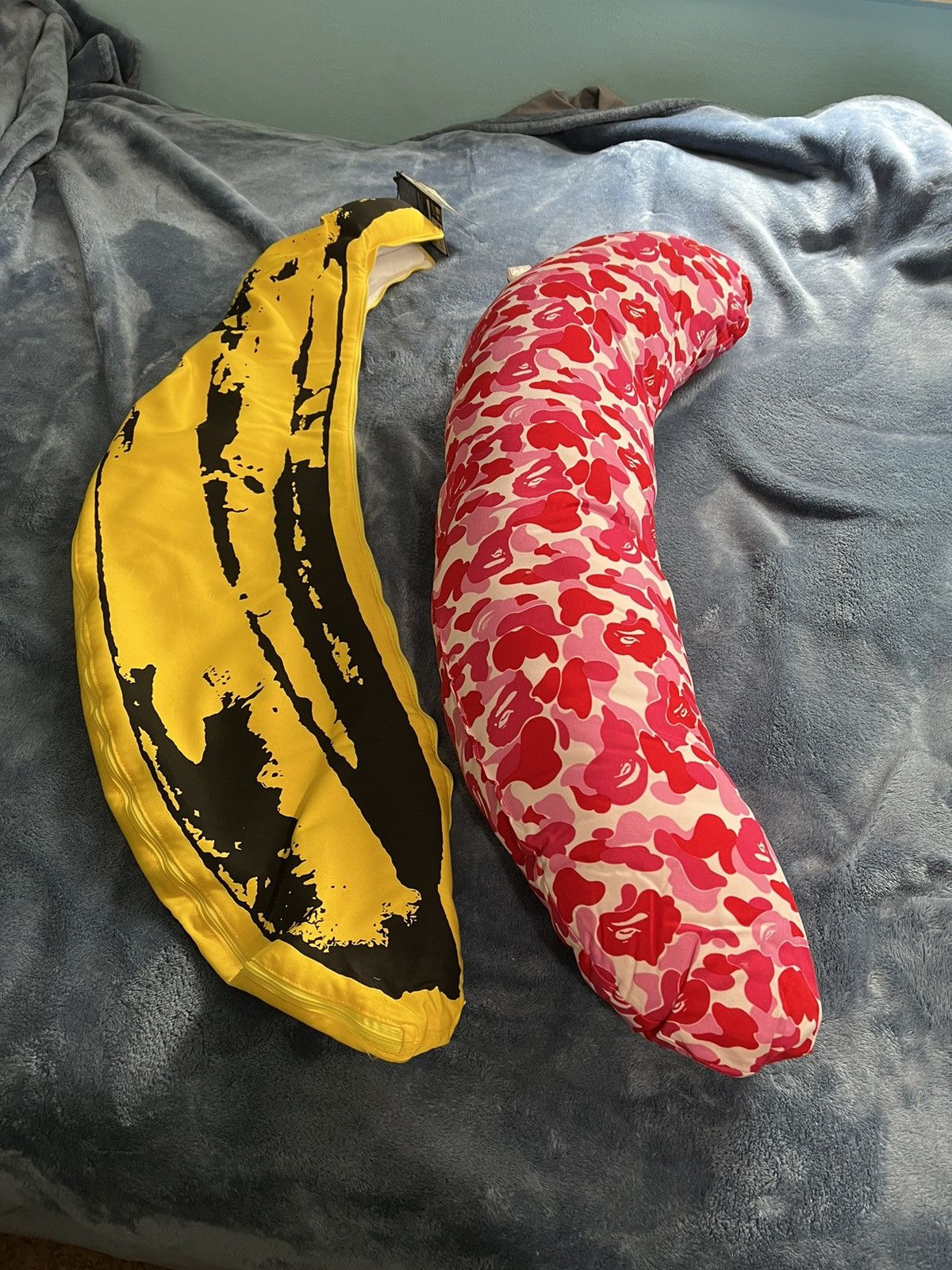Andy Warhol × Bape Banana cushion pink camo sz M Size ONE SIZE - 2 Thumbnail