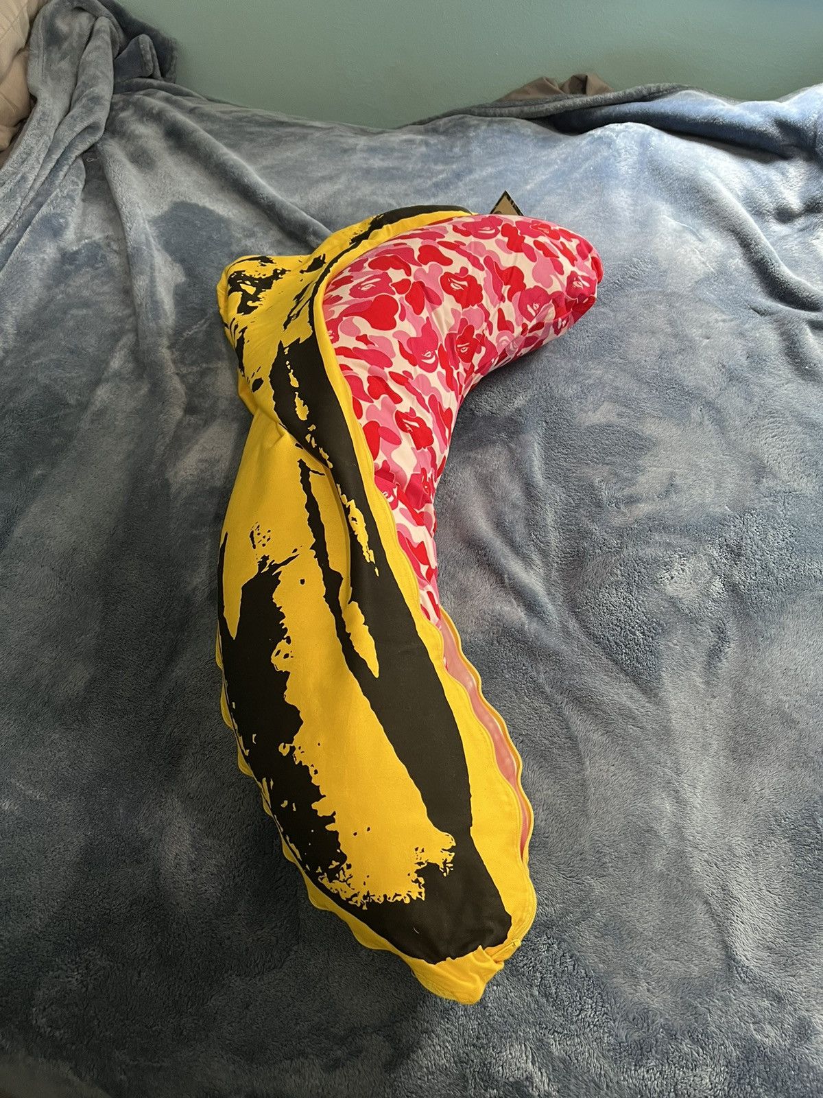 Andy Warhol × Bape Banana cushion pink camo sz M Size ONE SIZE - 1 Thumbnail