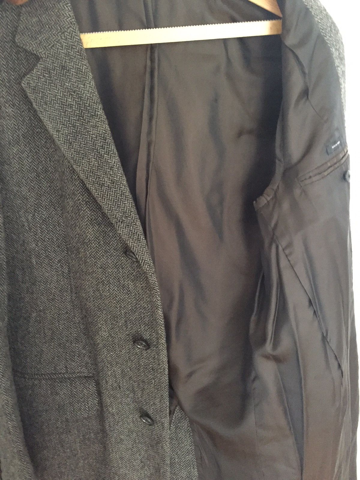 Jil Sander BNWT JIL SANDER (RAF SIMONS) HERRINGBONE TWEED COAT - FW08 Size US M / EU 48-50 / 2 - 13 Thumbnail