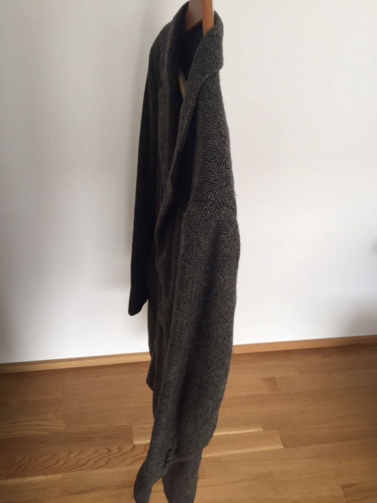 Jil Sander BNWT JIL SANDER (RAF SIMONS) HERRINGBONE TWEED COAT - FW08 Size US M / EU 48-50 / 2 - 4 Thumbnail