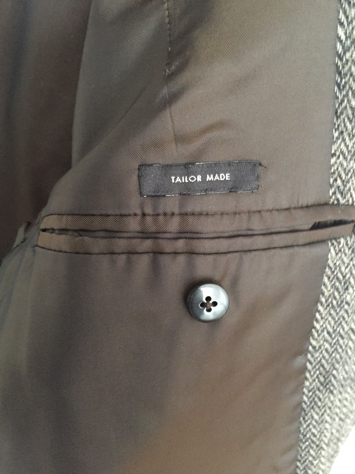 Jil Sander BNWT JIL SANDER (RAF SIMONS) HERRINGBONE TWEED COAT - FW08 Size US M / EU 48-50 / 2 - 14 Thumbnail