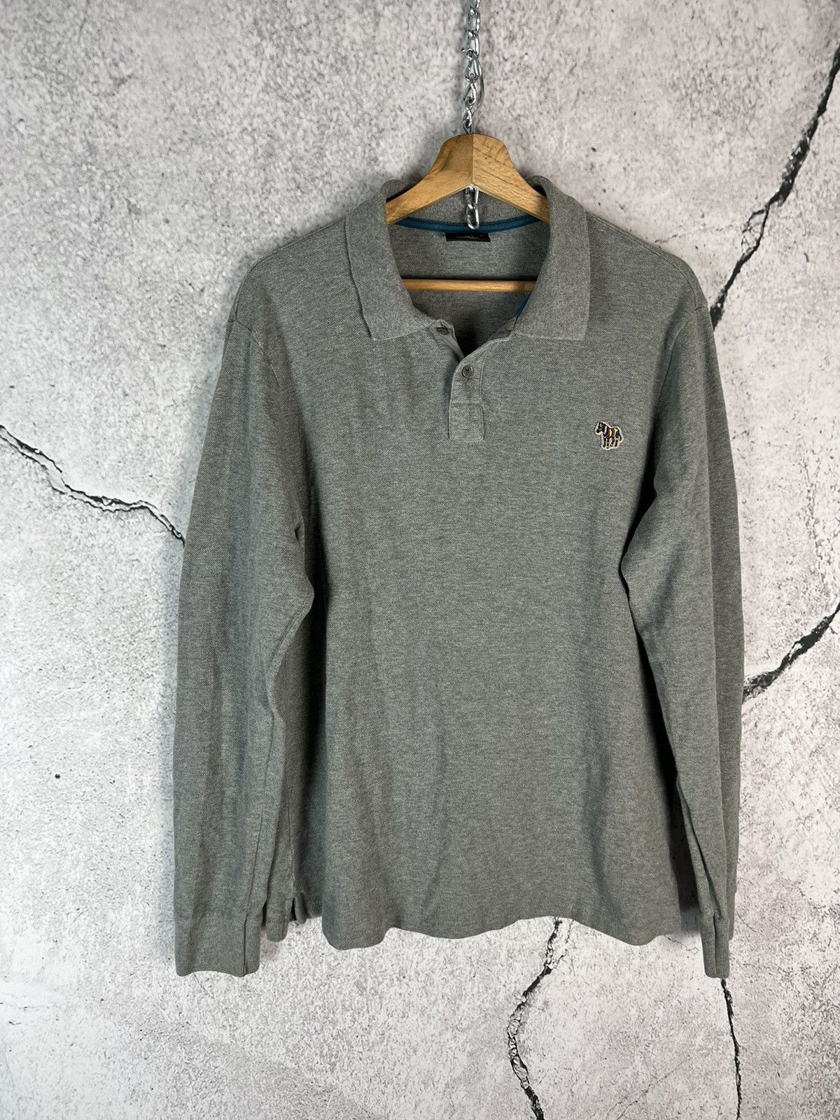 Paul Smith Paul Smith small logo long sleeve polo Size US XL / EU 56 / 4 - 1 Thumbnail