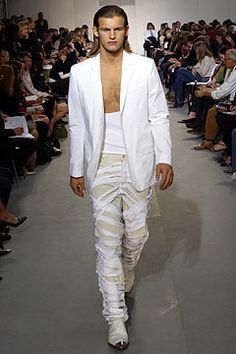 Helmut Lang HELMUT LANG ARCHIVE MENS BLAZER JACKET SS2004 Size US M / EU 48-50 / 2 - 1 Thumbnail