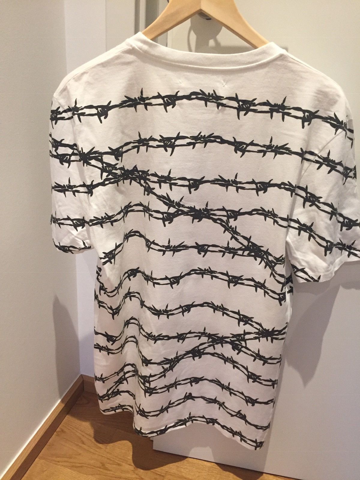 Maison Margiela MAISON MARTIN MARGIELA MENS ARCHIVE BARBED WIRE TEE FW2008: Size US M / EU 48-50 / 2 - 4 Thumbnail