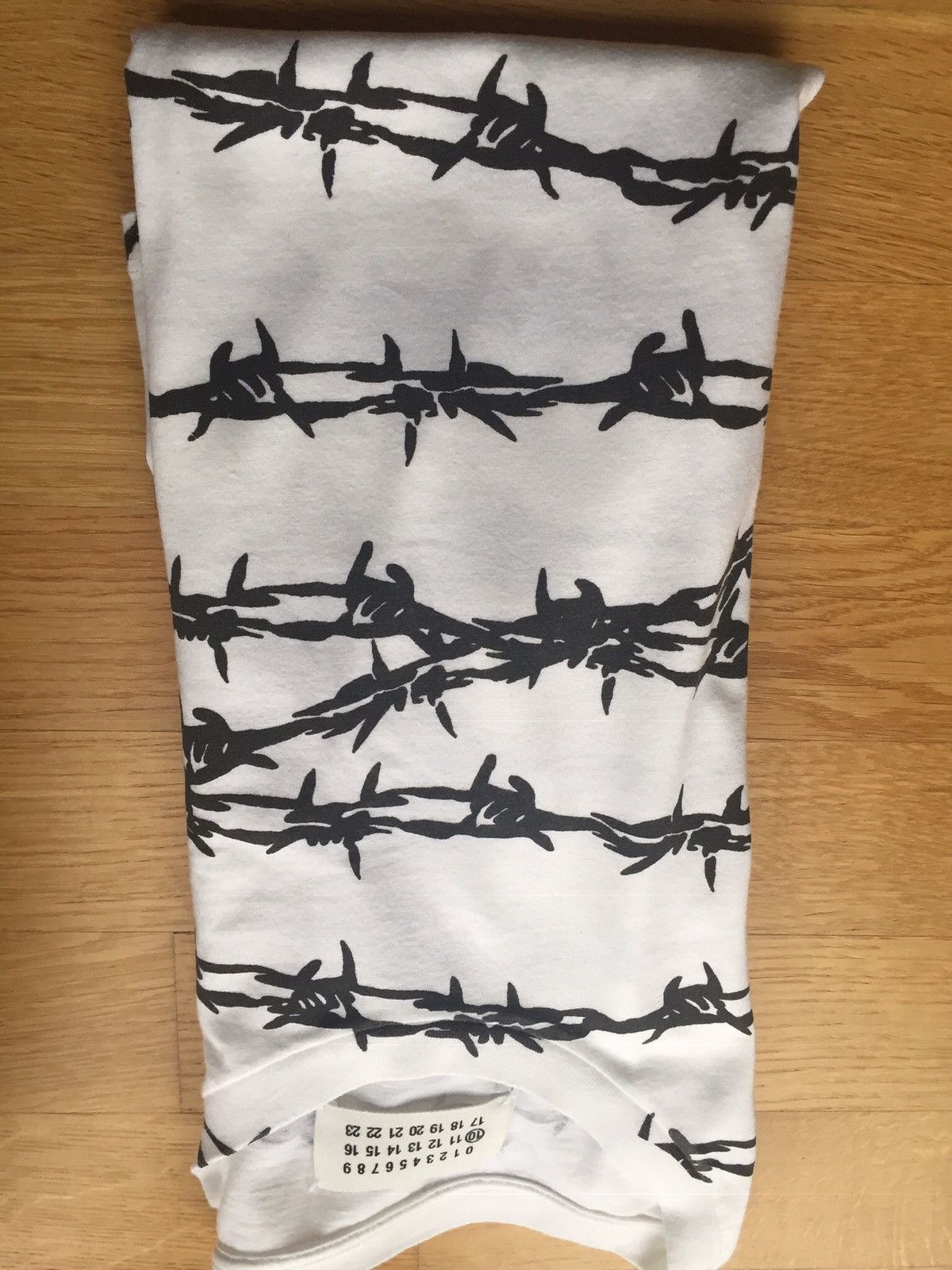 Maison Margiela MAISON MARTIN MARGIELA MENS ARCHIVE BARBED WIRE TEE FW2008: Size US M / EU 48-50 / 2 - 5 Thumbnail