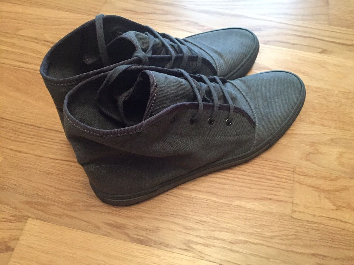 Common Projects COMMON PROJECTS MENS CANVAS LACE UP SNEAKER BOOTS - SS2009 Size US 11.5 / EU 44-45 - 12 Thumbnail