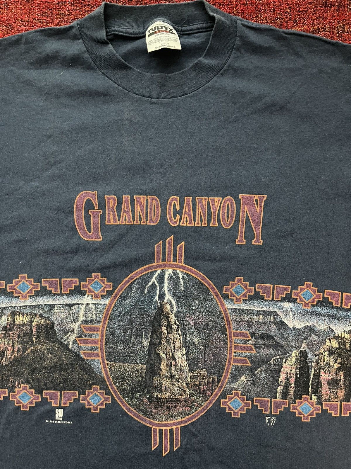 Tultex × Vintage Tultex Grand Canyon 1993 vintage t-shirt U.S.A Size US L / EU 52-54 / 3 - 3 Thumbnail