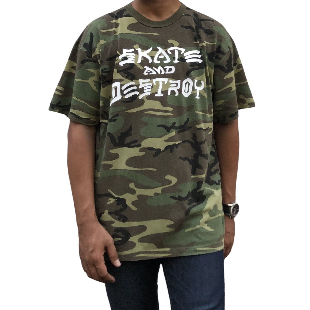 Other Rothco X Thrasher sktae and destroy Camo tshirt Size US XL / EU 56 / 4 - 3 Thumbnail