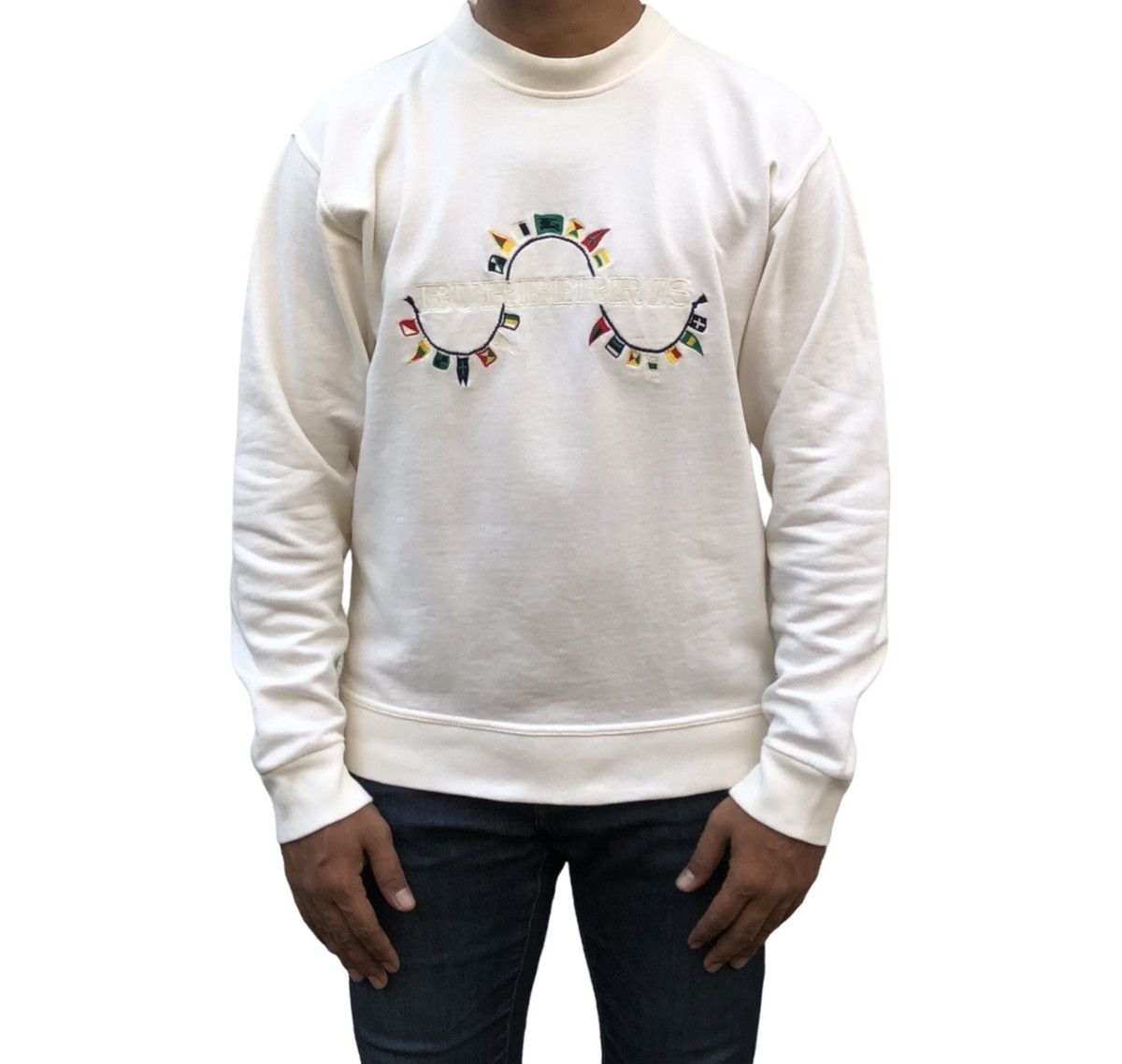 Burberry VTG 90s Burberrys Embroidery Spellout Sweatshirt Crewneck Size US S / EU 44-46 / 1 - 3 Thumbnail