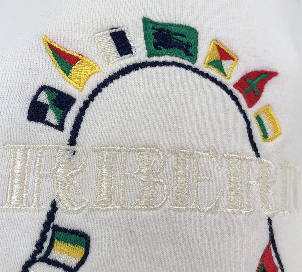 Burberry VTG 90s Burberrys Embroidery Spellout Sweatshirt Crewneck Size US S / EU 44-46 / 1 - 12 Thumbnail