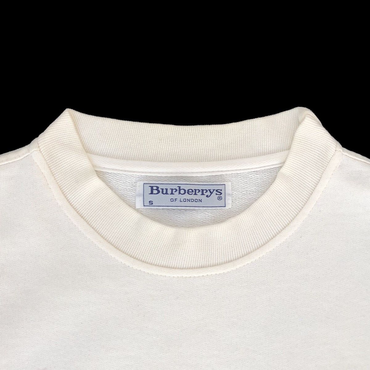 Burberry VTG 90s Burberrys Embroidery Spellout Sweatshirt Crewneck Size US S / EU 44-46 / 1 - 14 Thumbnail