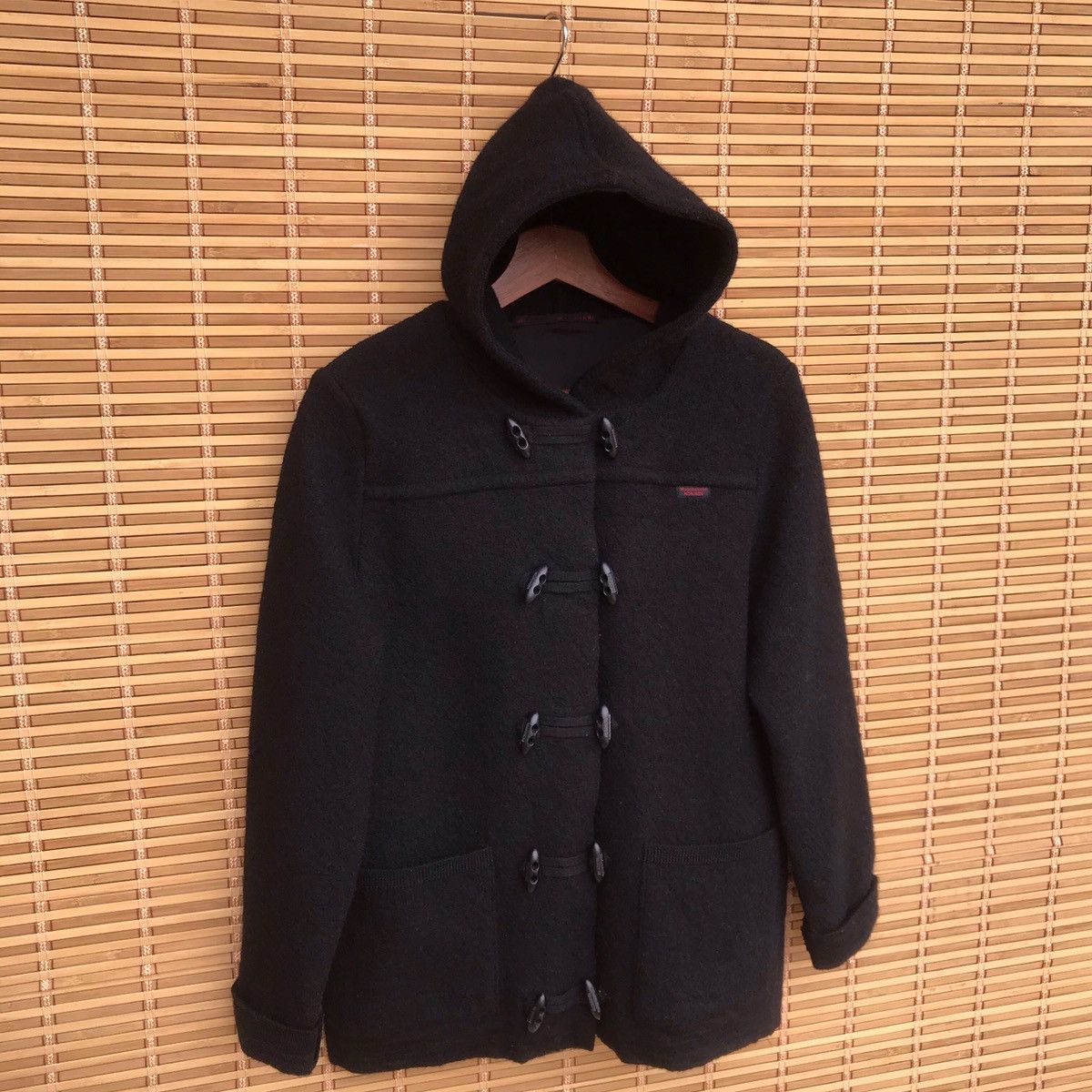 Issey Miyake × Mademoiselle Non Non Mademoiselle Non Non hairy toggle wool women jacket hoodie Size ONE SIZE - 4 Thumbnail