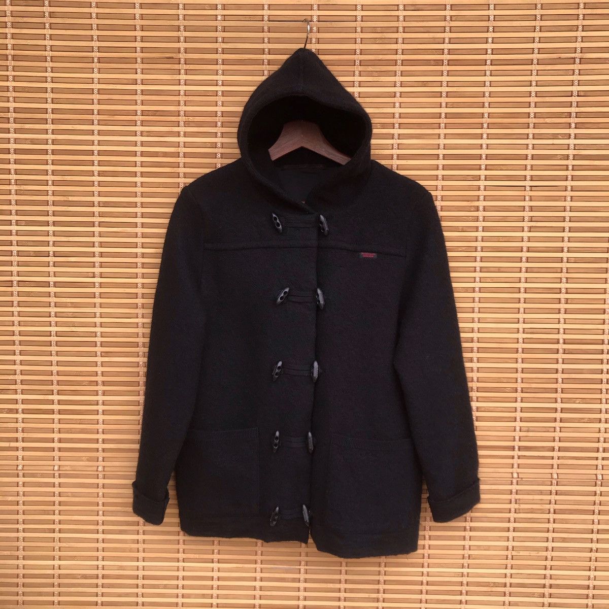 Issey Miyake × Mademoiselle Non Non Mademoiselle Non Non hairy toggle wool women jacket hoodie Size ONE SIZE - 1 Thumbnail