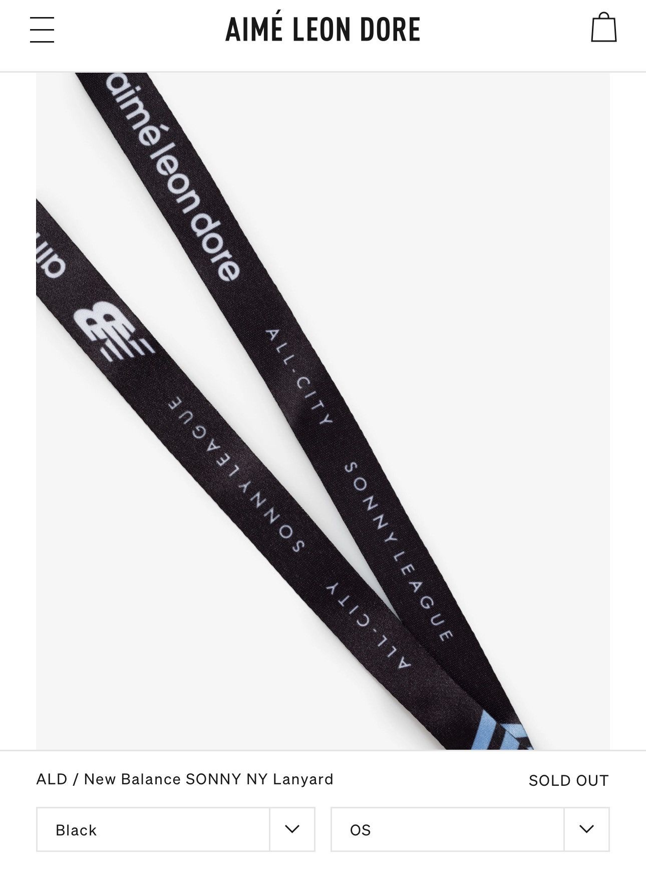 Aime Leon Dore × New Balance NEW Aime Leon Dore x New Balance Lanyard Size ONE SIZE - 5 Thumbnail