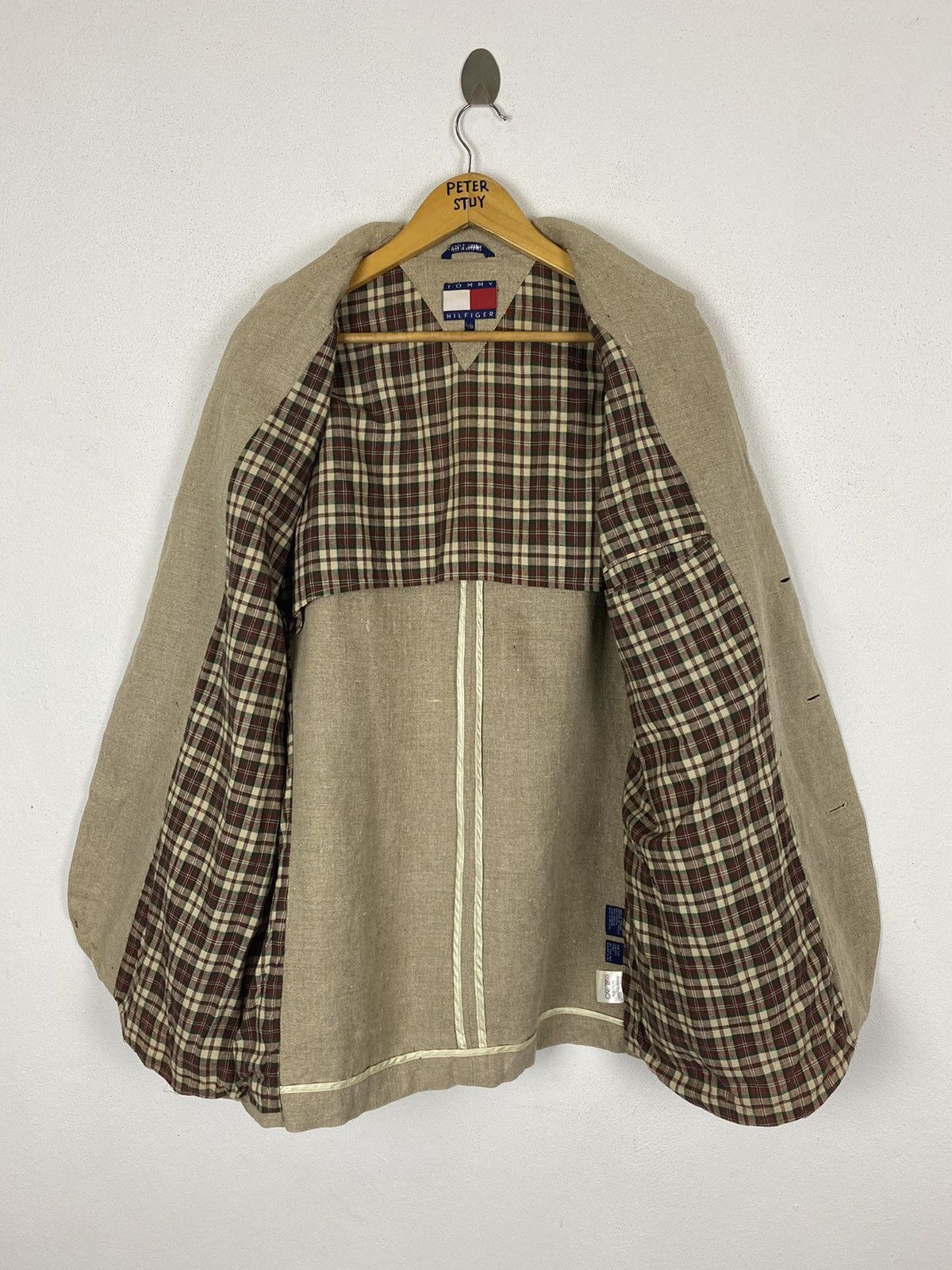 Tommy Hilfiger TOMMY HILFIGER LINEN JACKET Size US L / EU 52-54 / 3 - 3 Thumbnail