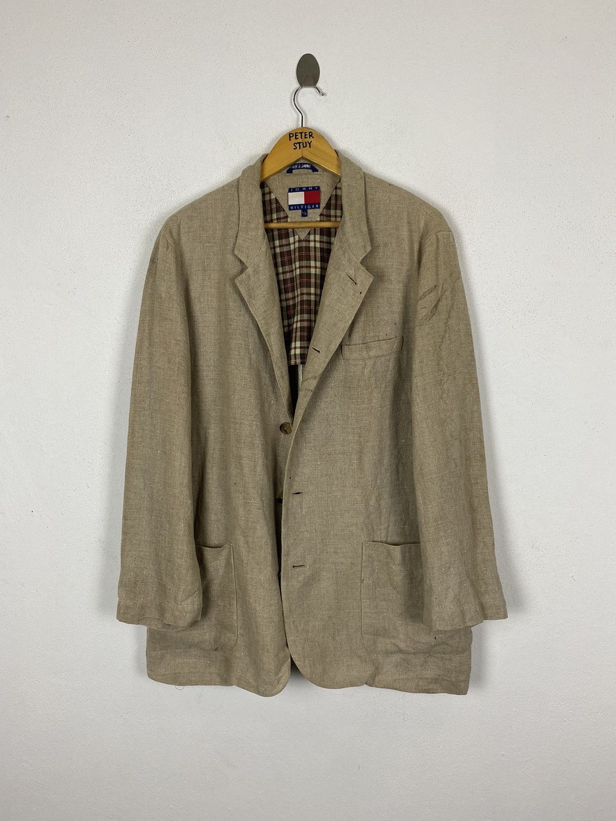 Tommy Hilfiger TOMMY HILFIGER LINEN JACKET Size US L / EU 52-54 / 3 - 2 Thumbnail