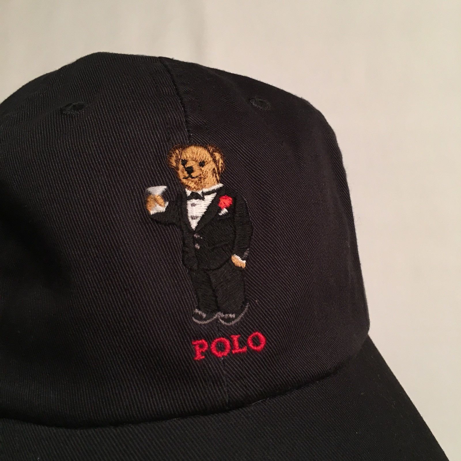 Polo Ralph Lauren Polo Martini Bear Hat Cap Black | Grailed display picture 3