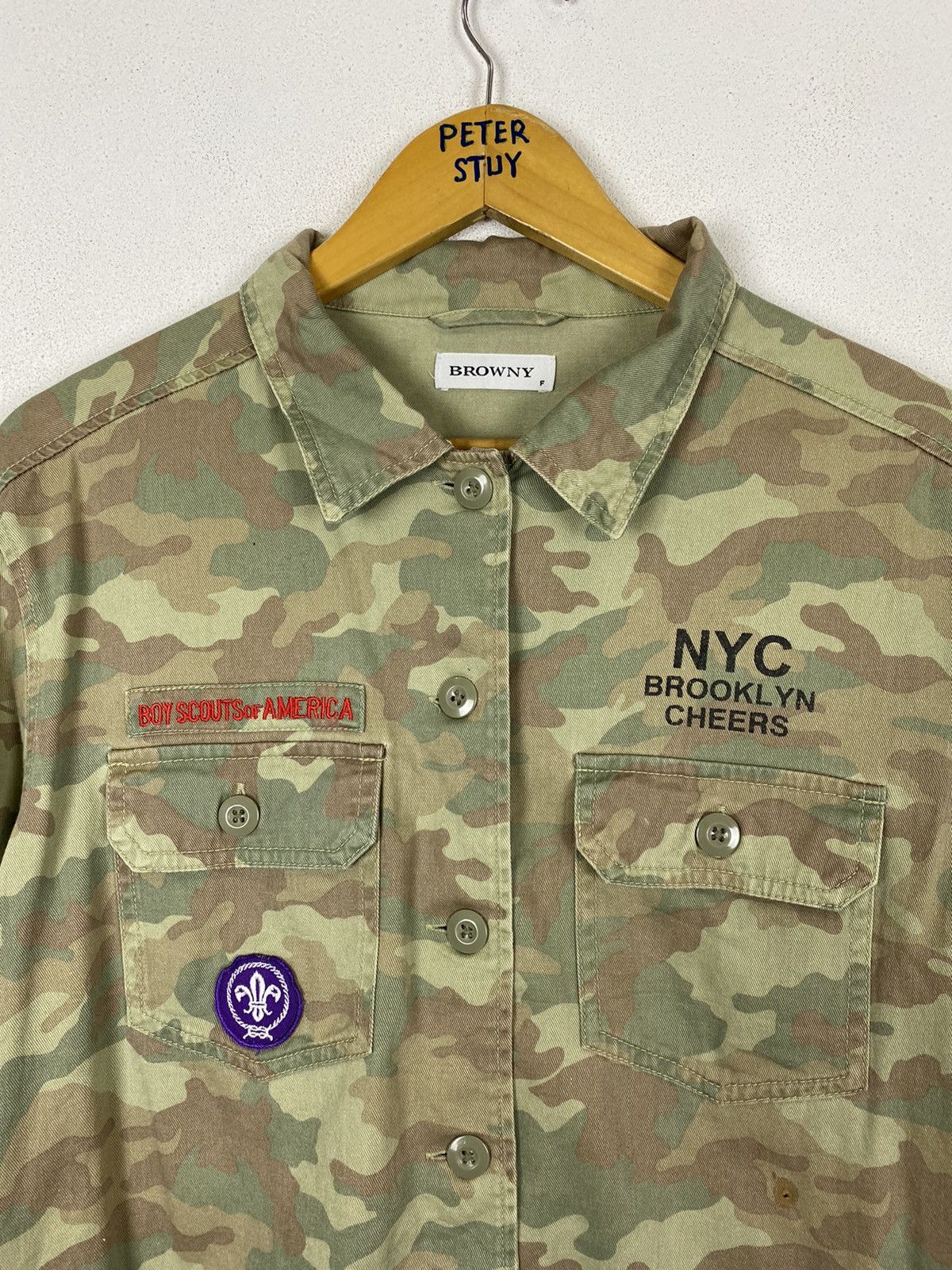 Japanese Brand 🔥LAST DROP🔥BROWNY x BOY SCOUT CAMO SHIRT Size US M / EU 48-50 / 2 - 2 Thumbnail