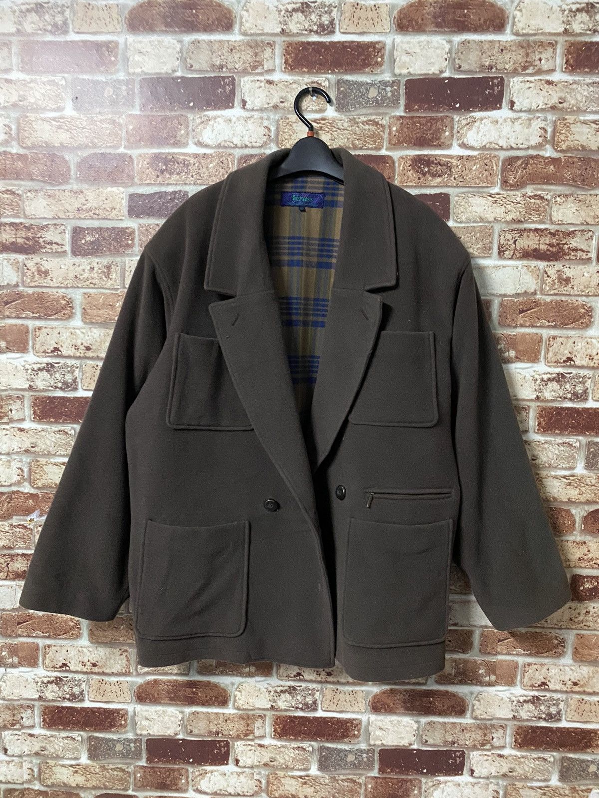 Japanese Brand VERUSS OVER SIZE TOP COAT Size US M / EU 48-50 / 2 - 3 Thumbnail
