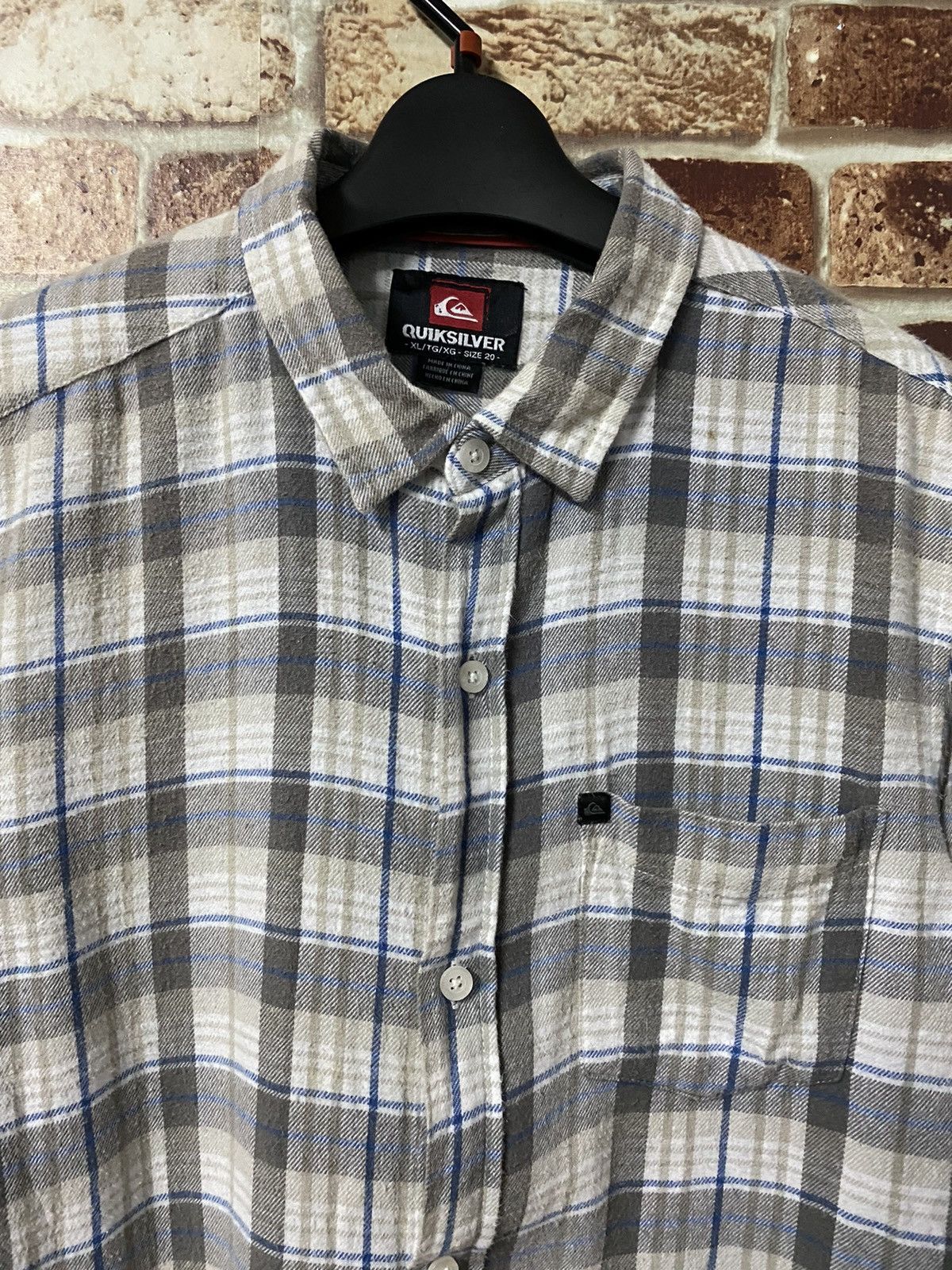 Flannel × Quicksilver × Vintage VINTAGE QUIKSILVER FLANNEL SHIRT Size US M / EU 48-50 / 2 - 3 Thumbnail