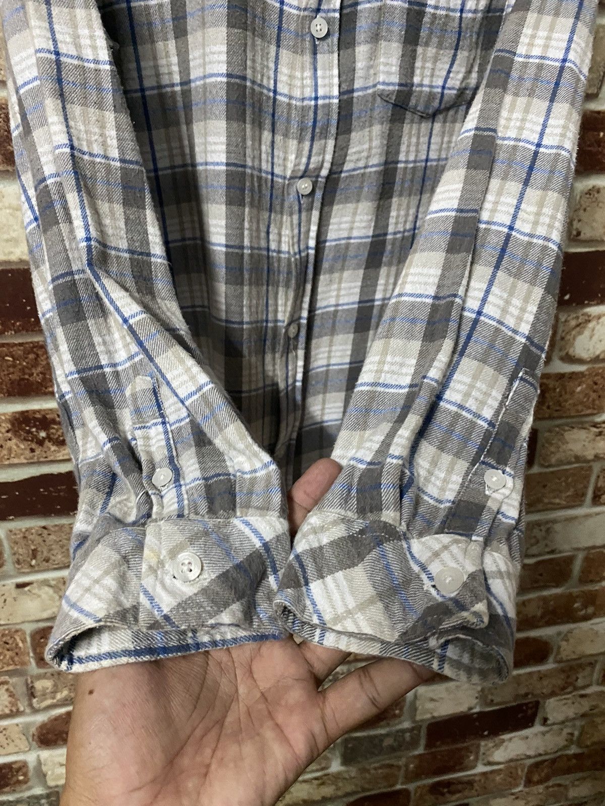 Flannel × Quicksilver × Vintage VINTAGE QUIKSILVER FLANNEL SHIRT Size US M / EU 48-50 / 2 - 5 Thumbnail
