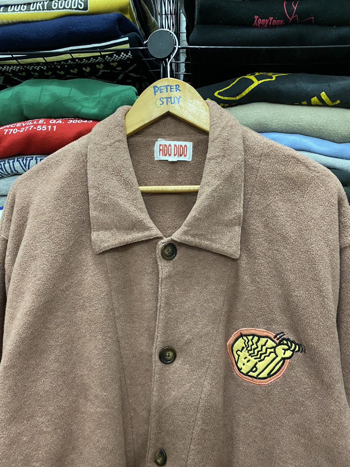 Cartoon Network FIDO DIDO FLEECE JACKET Size US L / EU 52-54 / 3 - 4 Thumbnail