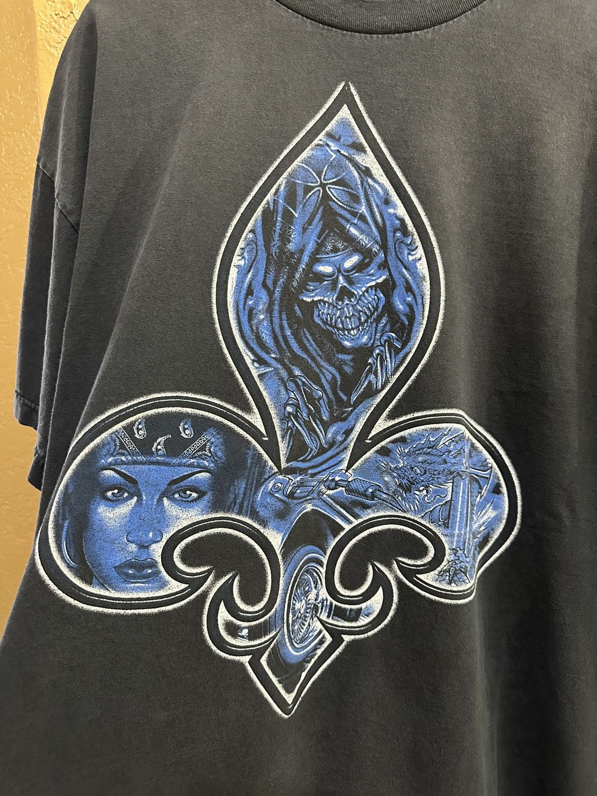 4GSELLER × Vintage 📌 Y2K Latin Assassin Cypress Hill Tee Cross Size US XXL / EU 58 / 5 - 2 Thumbnail