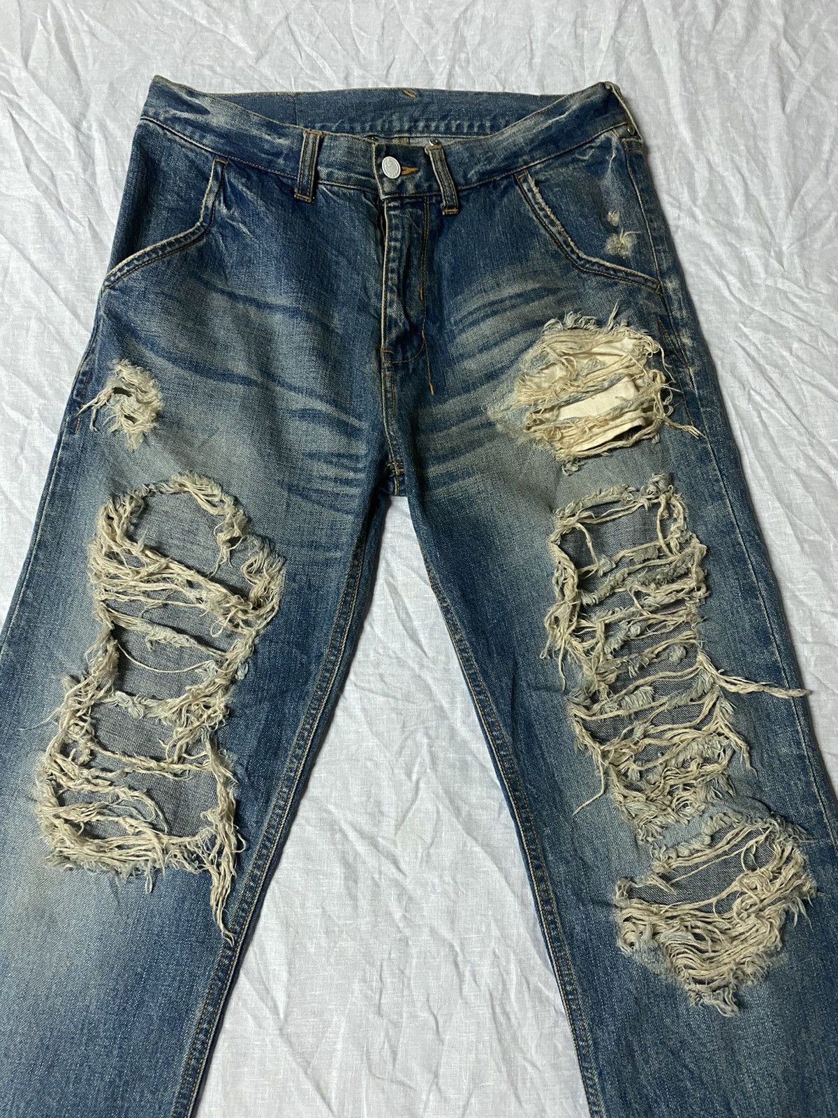 Denime MACK DADDY DISTRESS DENIM NICE STYLE Size US 32 / EU 48 - 2 Thumbnail