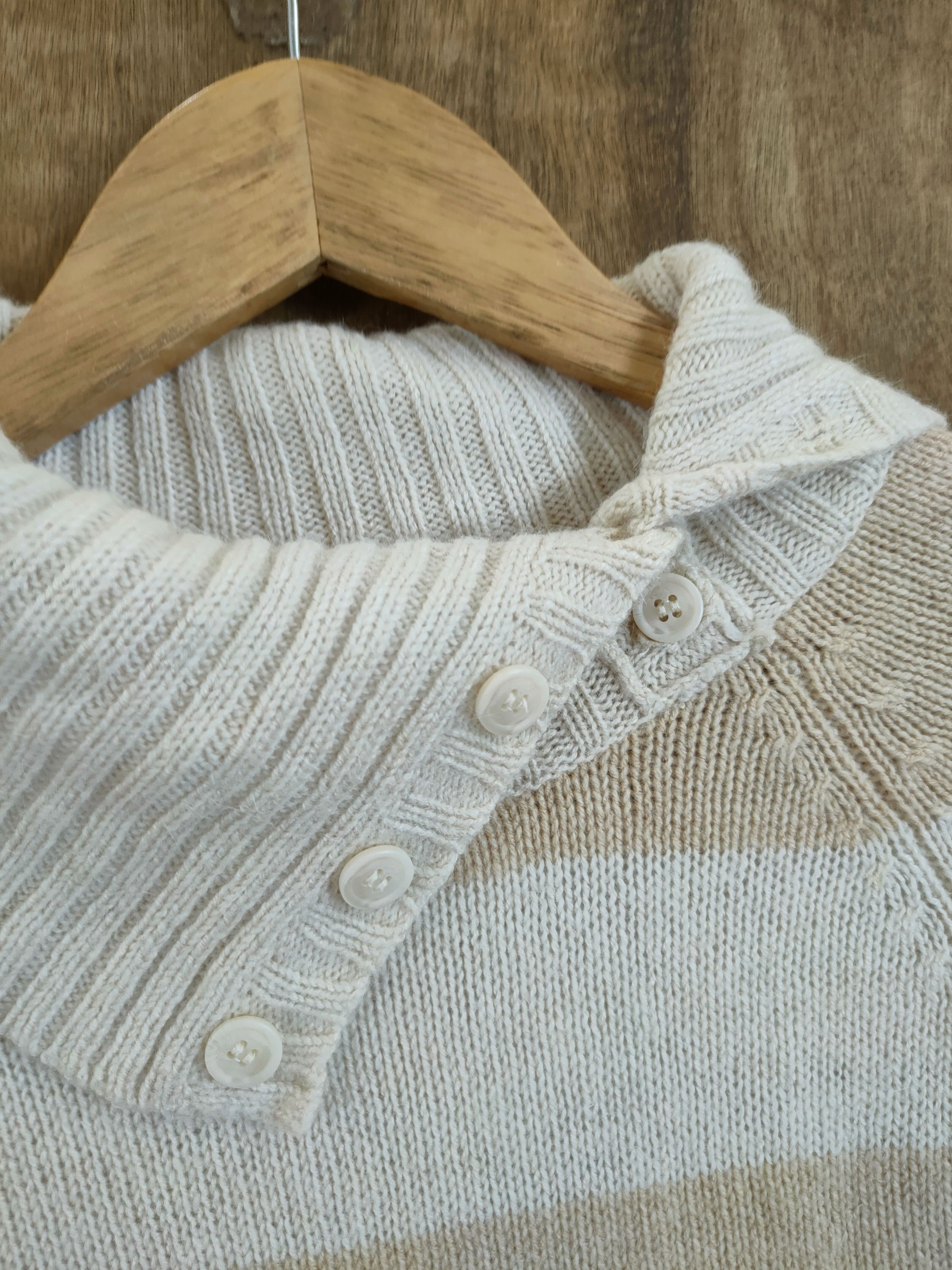 Homespun Knitwear Native Wit stripe homespun knitwear japan #46-612 Size S / US 4 / IT 40 - 4 Thumbnail