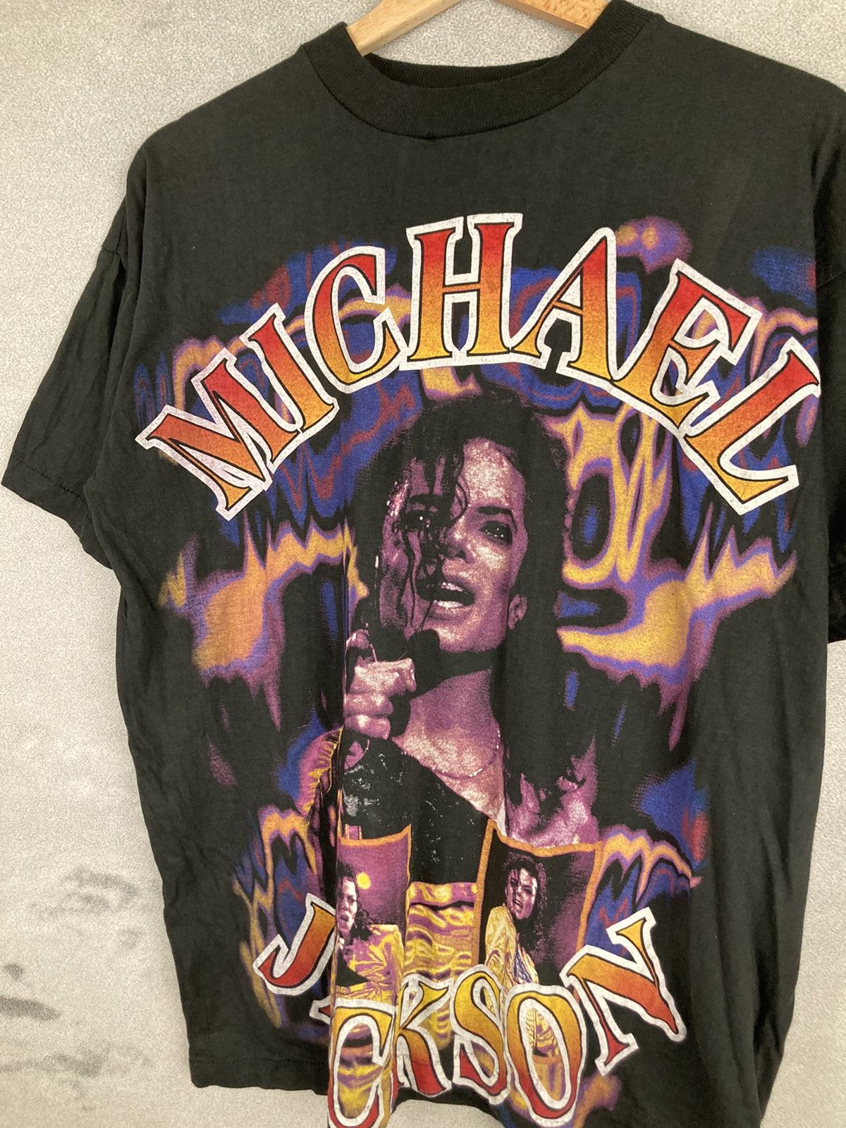 Vintage Michael Jackson 90s Single Stitch Rare Graphic Tee