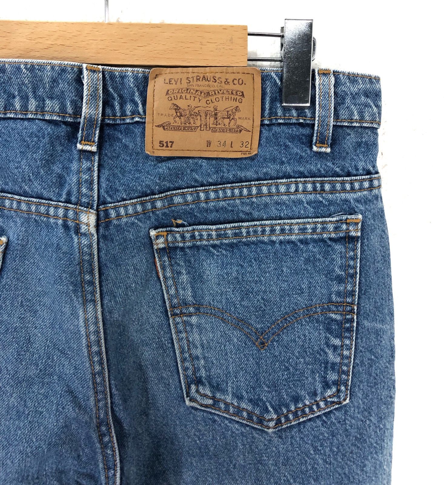 Levi's Vintage Clothing Vintage Levis desstressd jeans X mickey Fashion Week Size US 34 / EU 50 - 7 Thumbnail