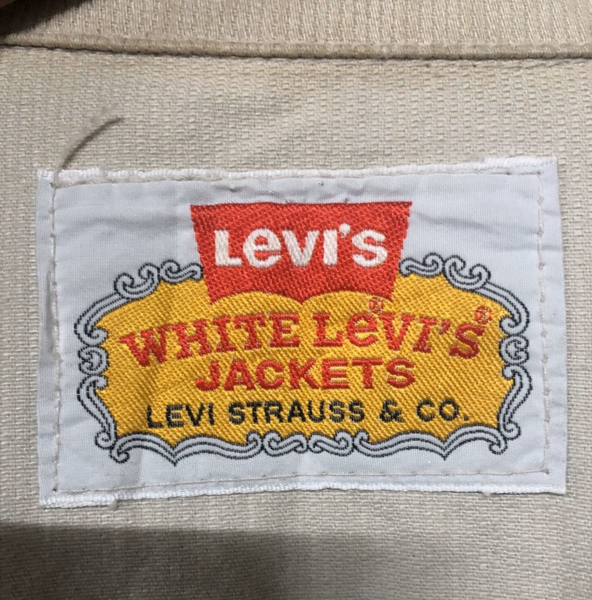 Levi's Vintage Clothing White Levi's Denim Jacket cw21 Size US M / EU 48-50 / 2 - 11 Thumbnail