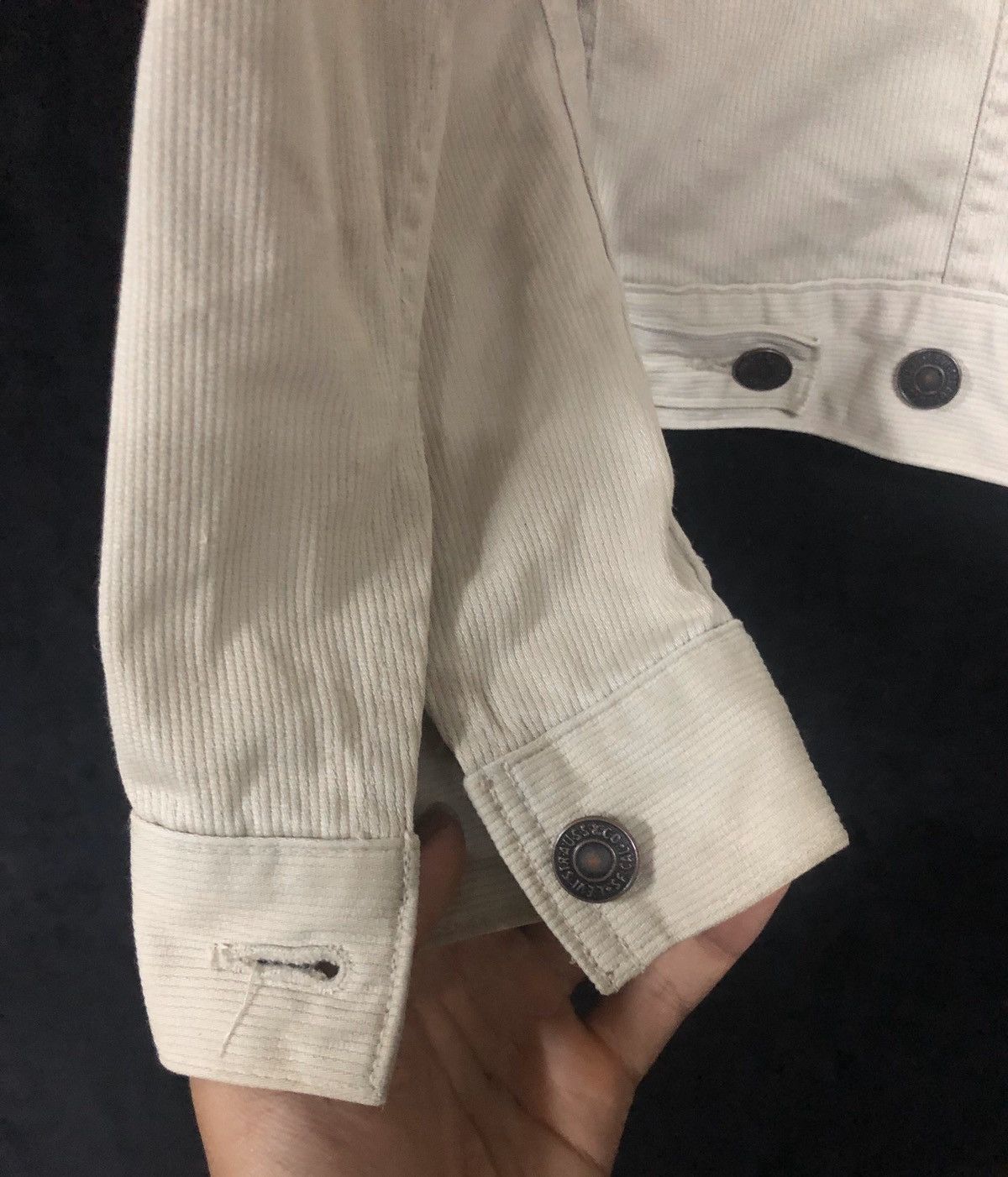 Levi's Vintage Clothing White Levi's Denim Jacket cw21 Size US M / EU 48-50 / 2 - 6 Thumbnail