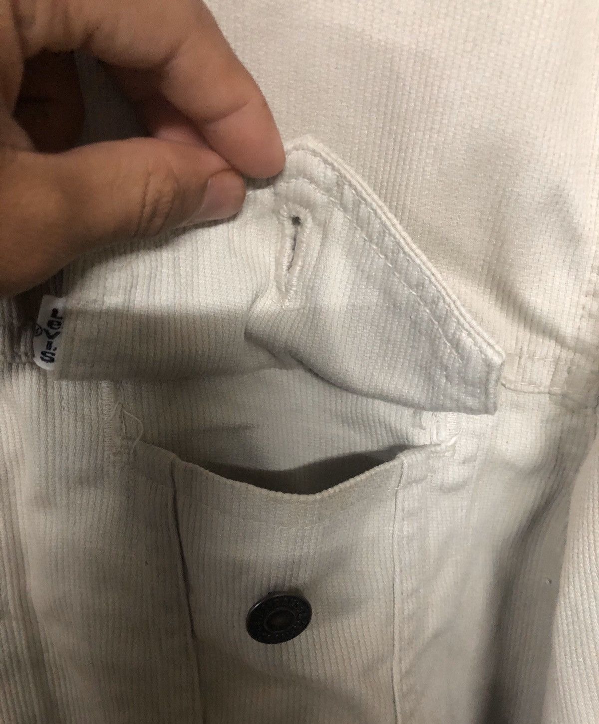 Levi's Vintage Clothing White Levi's Denim Jacket cw21 Size US M / EU 48-50 / 2 - 10 Thumbnail