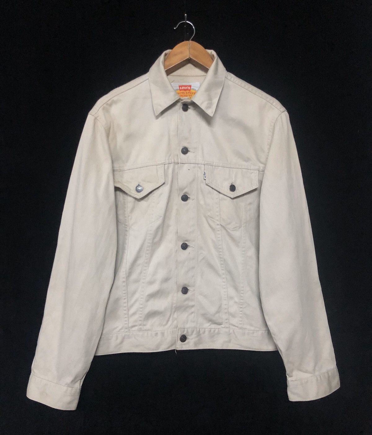 Levi's Vintage Clothing White Levi's Denim Jacket cw21 Size US M / EU 48-50 / 2 - 1 Thumbnail